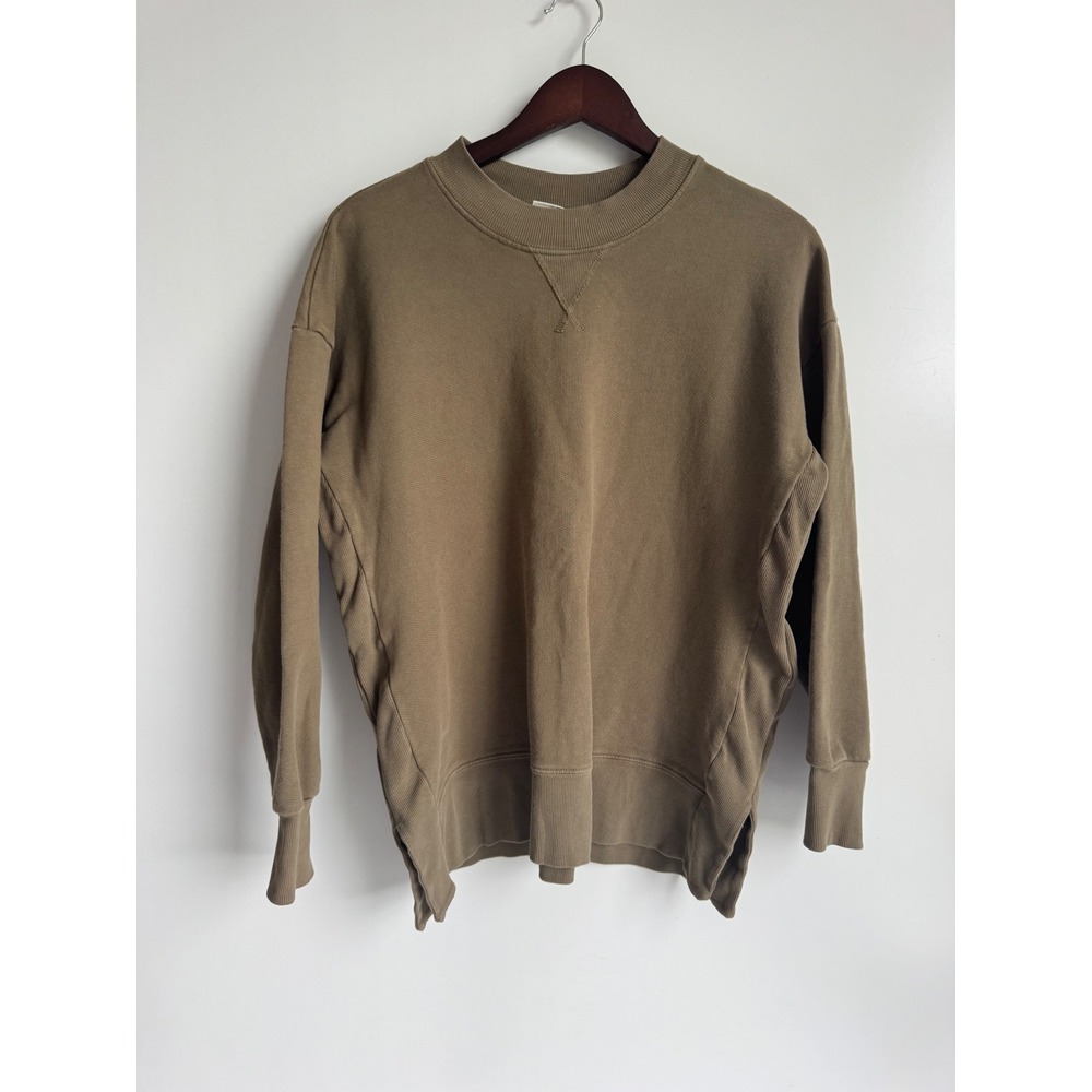 Freedom Company Mens M Brown Cotton Crewneck Sweatshirt Made in USA Gorpcore